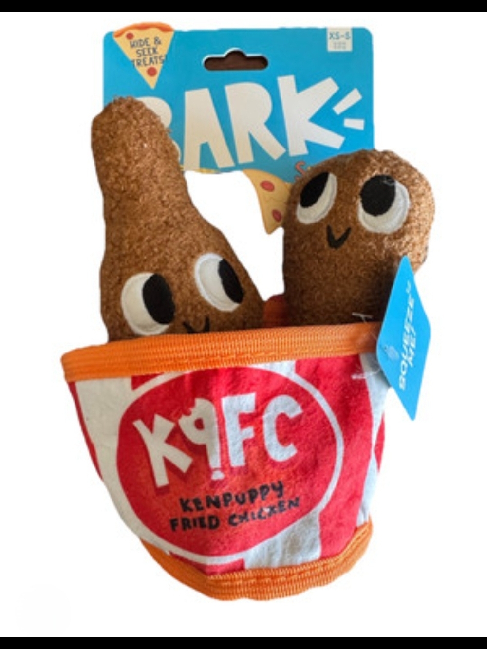 Bark K9FC KenPuppy Fried Chicken Plush Dog Toys